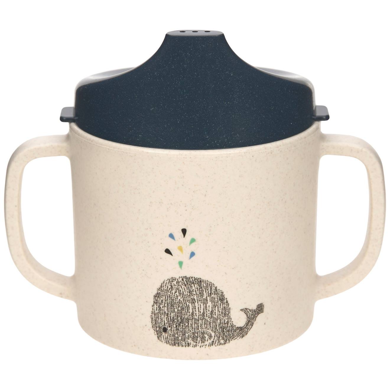Tasse D'apprentissage À Bec Ecru, Bleu (Lassig) - Image 1