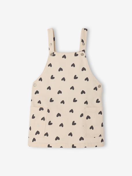 Bébé-Robe salopette bébé fille cœur 