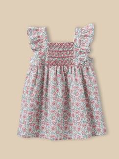 Bébé-Robe, jupe-Robe en tissu liberty victoire - collection fêtes et mariages