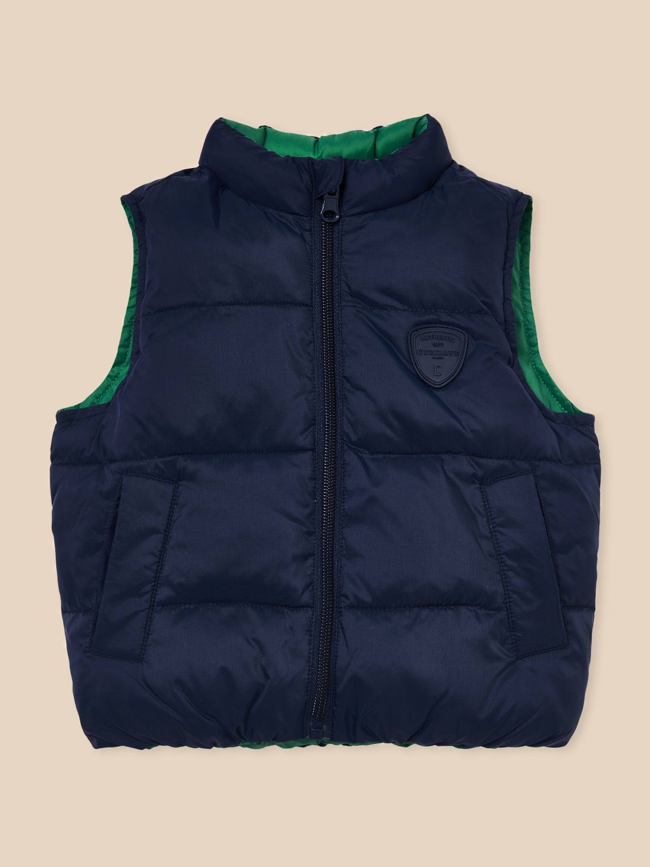 Doudoune Réversible Bébé Marine