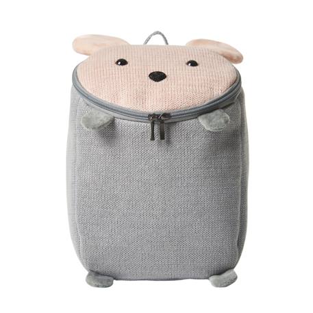 Sac à dos souris en coton doux  - vertbaudet enfant