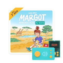 Jouet-Livre audio interactif– margot au kenya