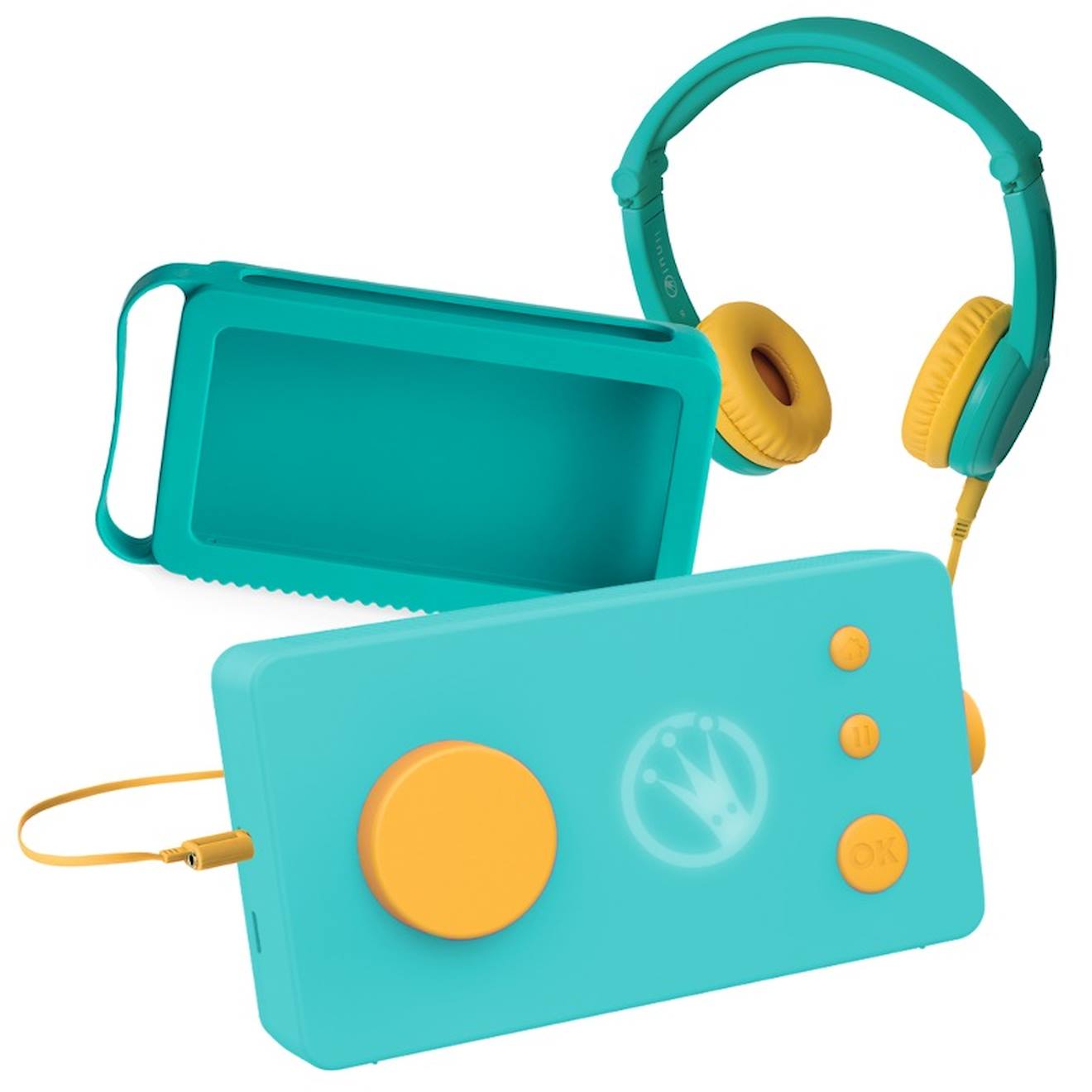 Fabrique À Histoires Avec Casque Et Coque Vert