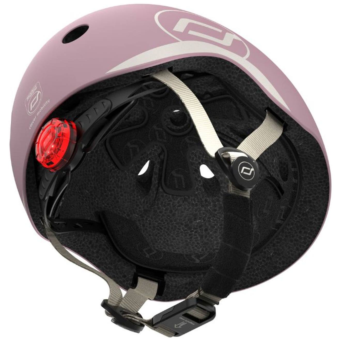 Casque Rose, Gris, Blanc (Scoot And Ride) - Image 1