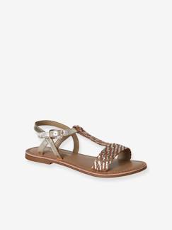 Chaussures-Sandales cuir fille