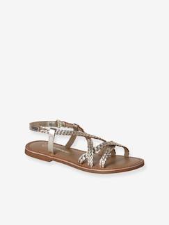 Chaussures-Chaussures fille 23-38-Sandales-Sandales fille cuir scratchées