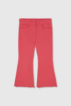 -Pantalon fille en coton