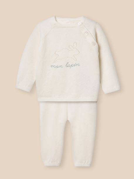Bébé-Ensemble-Ensemble en coton biologique et laine bébé