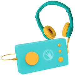 Jouet-Fabrique à histoires – version voyage avec casque assorti