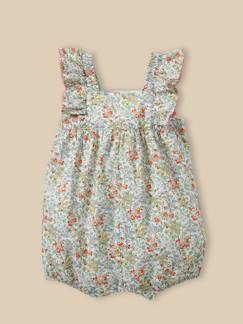 -Combi-bloomer en tissu liberty bébé