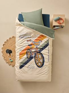 Parure housse de couette et taie d'oreiller enfant BMX  - vertbaudet enfant