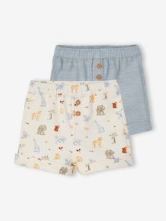 Lot 2 short bébé   - vertbaudet enfant