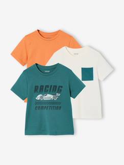 -Lot 3 T-shirts manches courtes