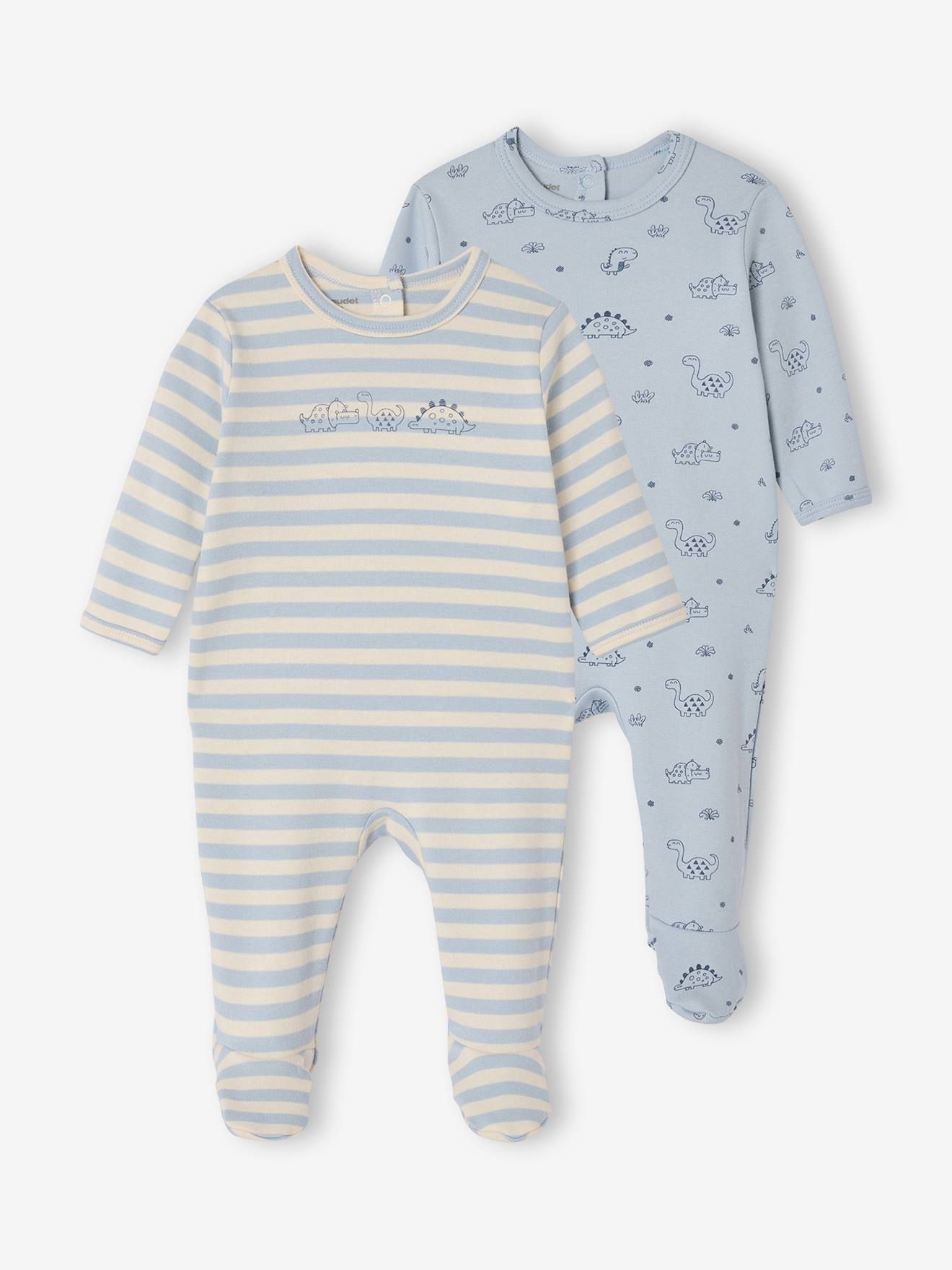 Lot 2 pyjamas dinosaure bleu