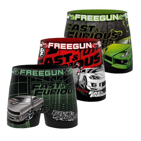 Garçon-Lot de 3 boxers  fast and furious