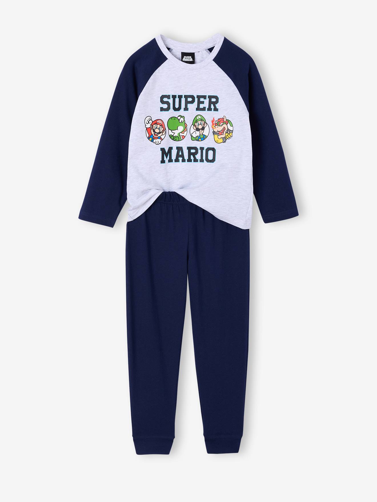 Pyjama enfant Super Mario marine
