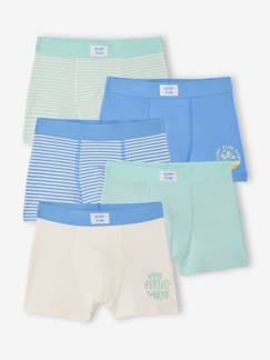 Lot de 5 boxers garçon surf  - vertbaudet enfant