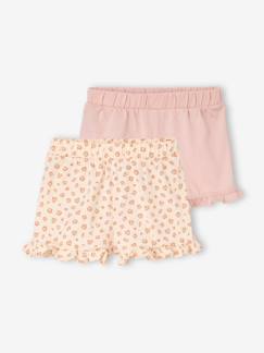 Lot 2 short à volants  - vertbaudet enfant