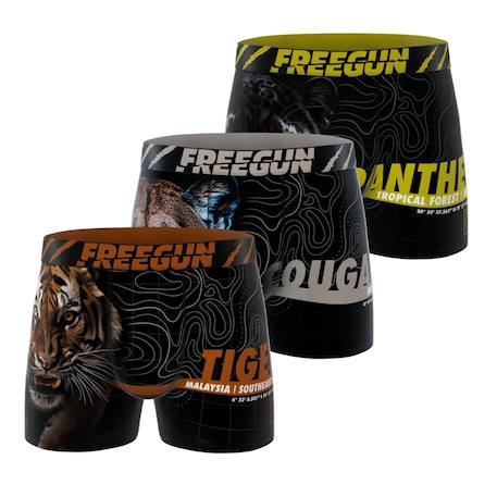 Garçon-Lot de 3 boxers  wild life