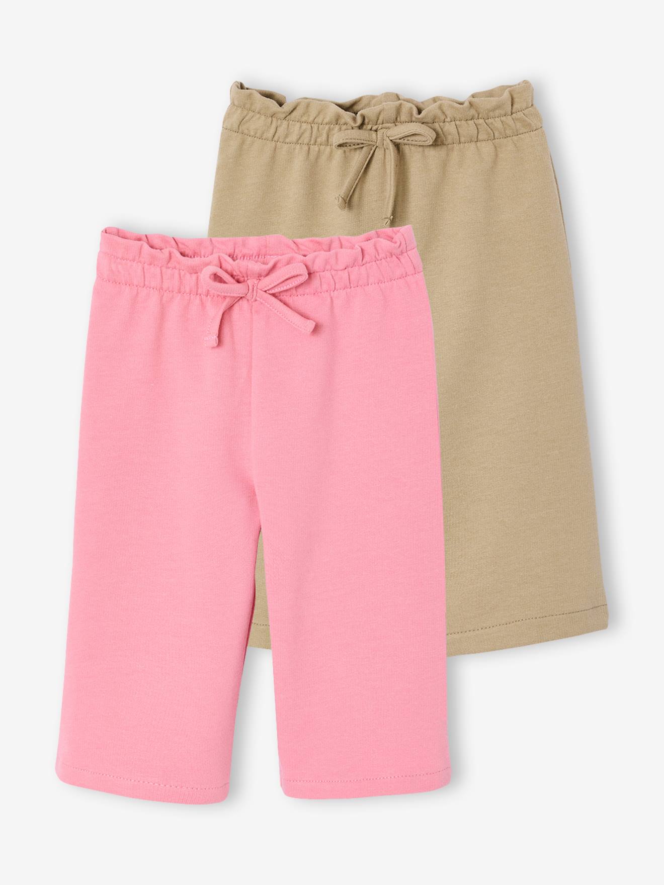 Lot de 2 pantalons larges bb fille rose 8 €