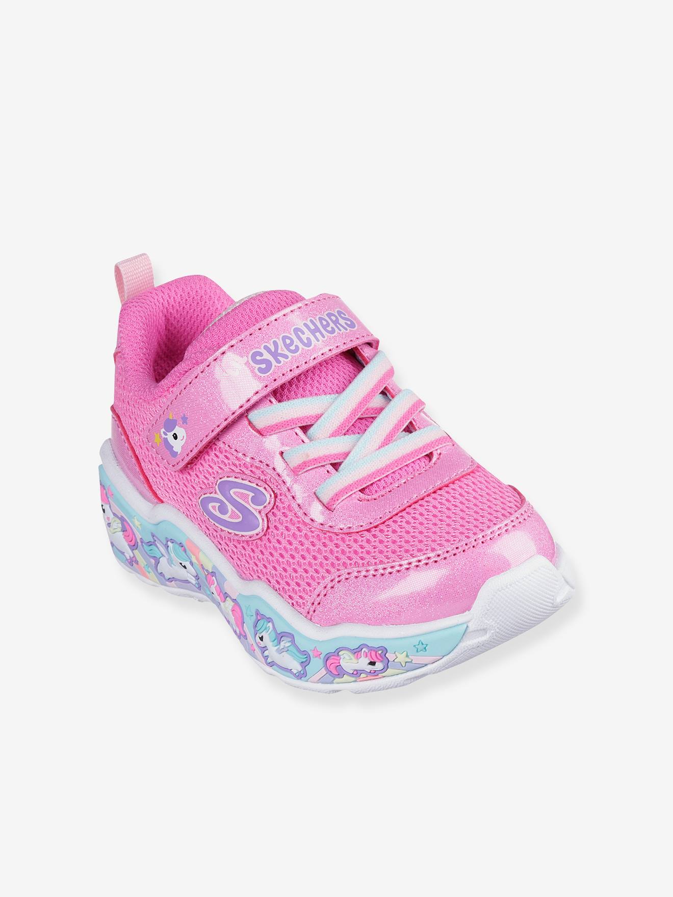 Baskets enfant Fun Squad SKECHERS rose