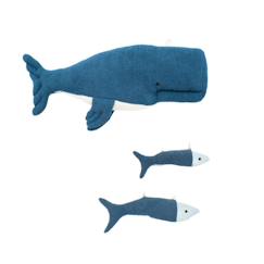 Linge de maison et décoration-Décoration-Objet déco-Lot 3 animaux océan béluga + poissons