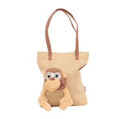 -Sac bandoulière singe en coton doux