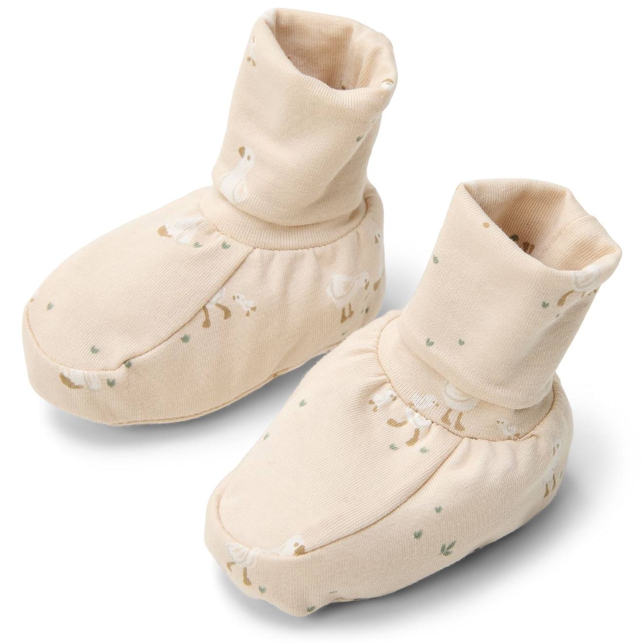 Chaussons Little Goose (0-3 Mois) Beige, Blanc Chaussons Little Goose (0-3 Mois) Beige, Blanc