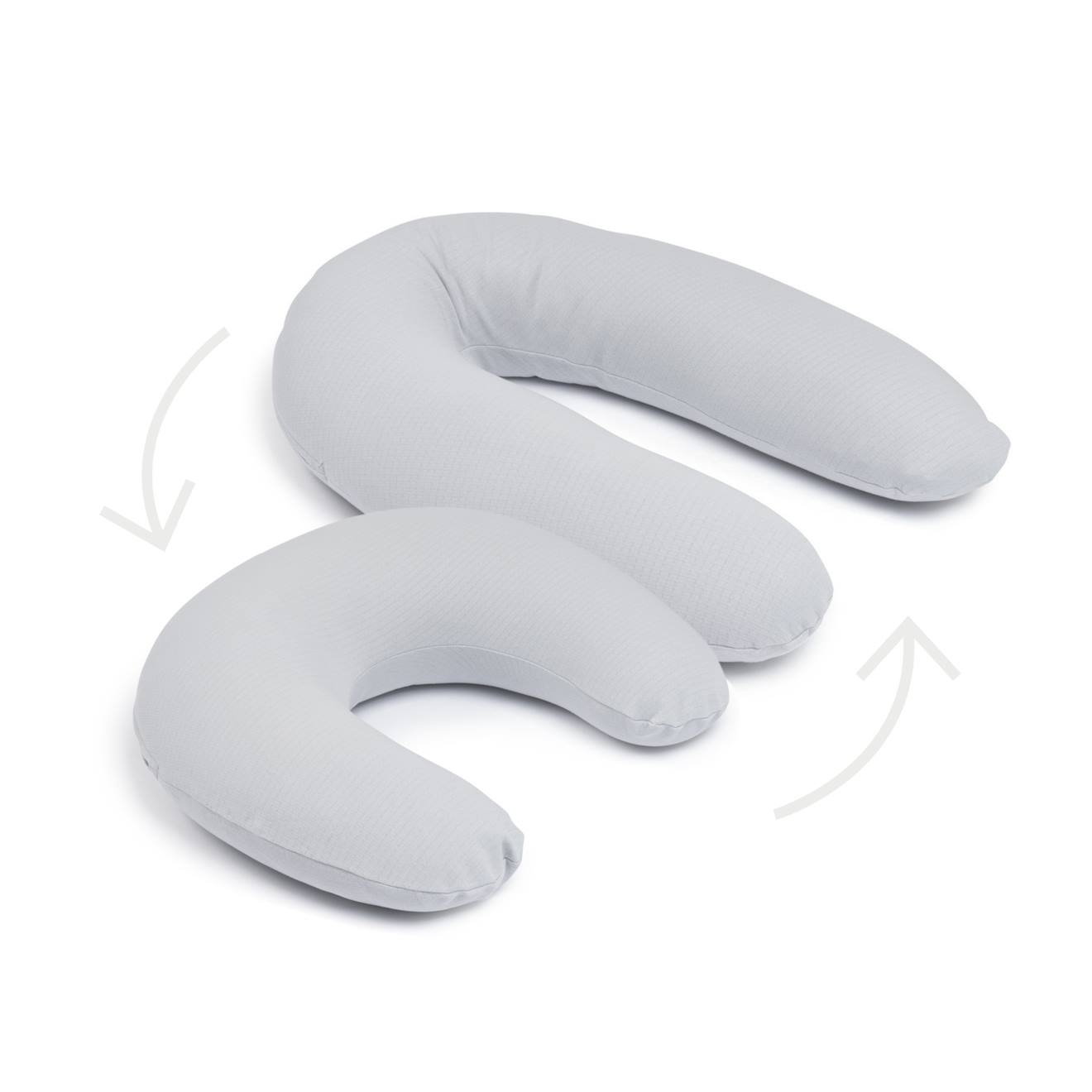 Coussin De Grossesse Et D'allaitement Twisty Pearl Grey