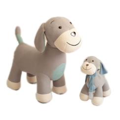 -Lot 2 peluches chien cocker coton