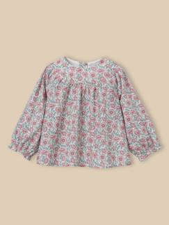 Bébé-Chemise, blouse-Blouse en tissu liberty bébé