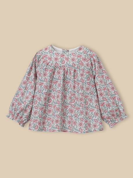 Bébé-Blouse en tissu liberty bébé