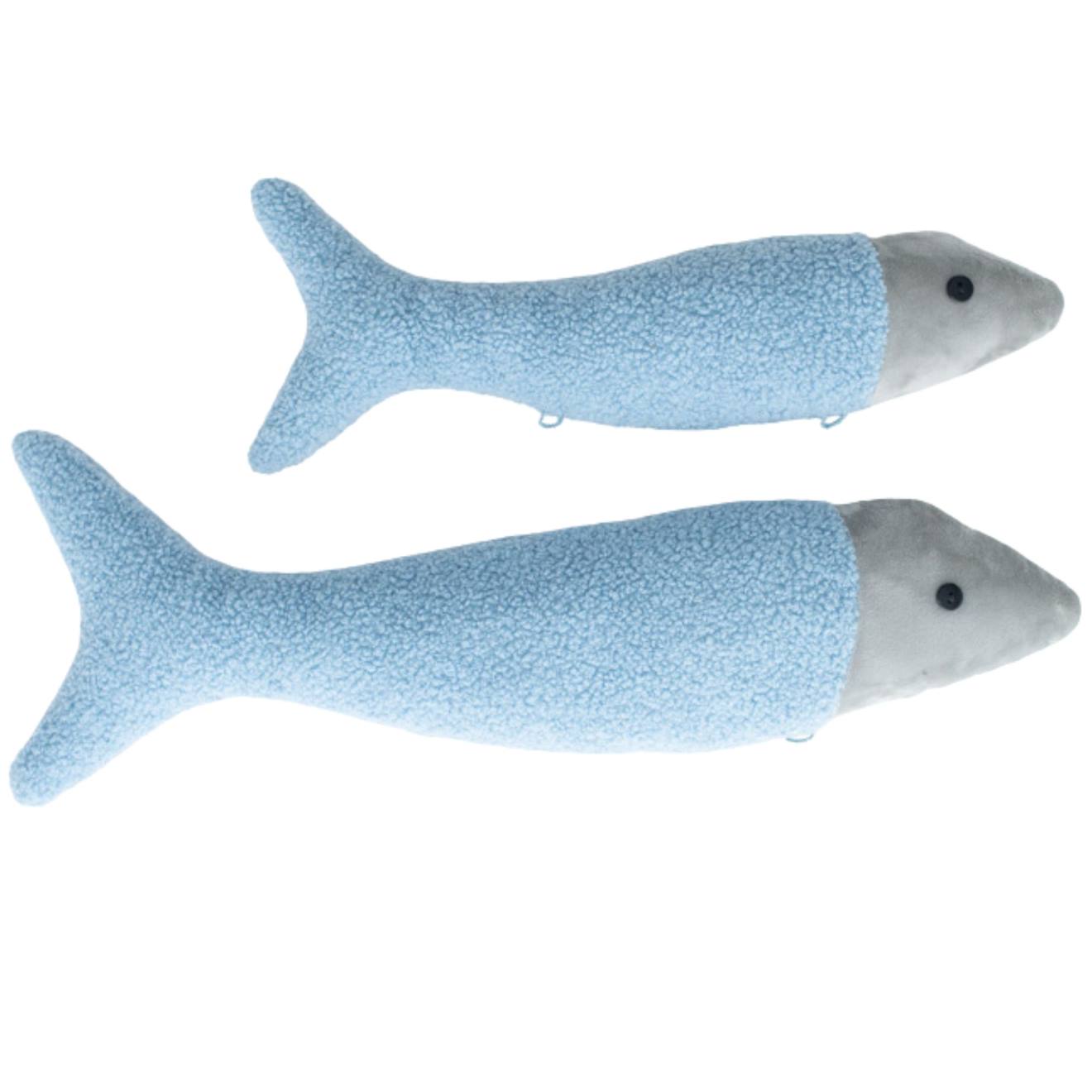 Lot 2 Peluches Poissons Tissu Doux Light Blue Lot 2 Peluches Poissons Tissu Doux Light Blue