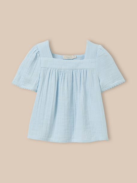 Fille-Chemise en gaze  - coton biologique