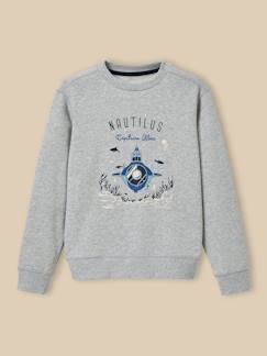 Sweat enfant collection jules verne - coton biologique  - vertbaudet enfant