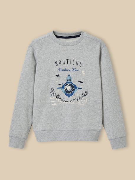 Sweat enfant collection jules verne - coton biologique  - vertbaudet enfant