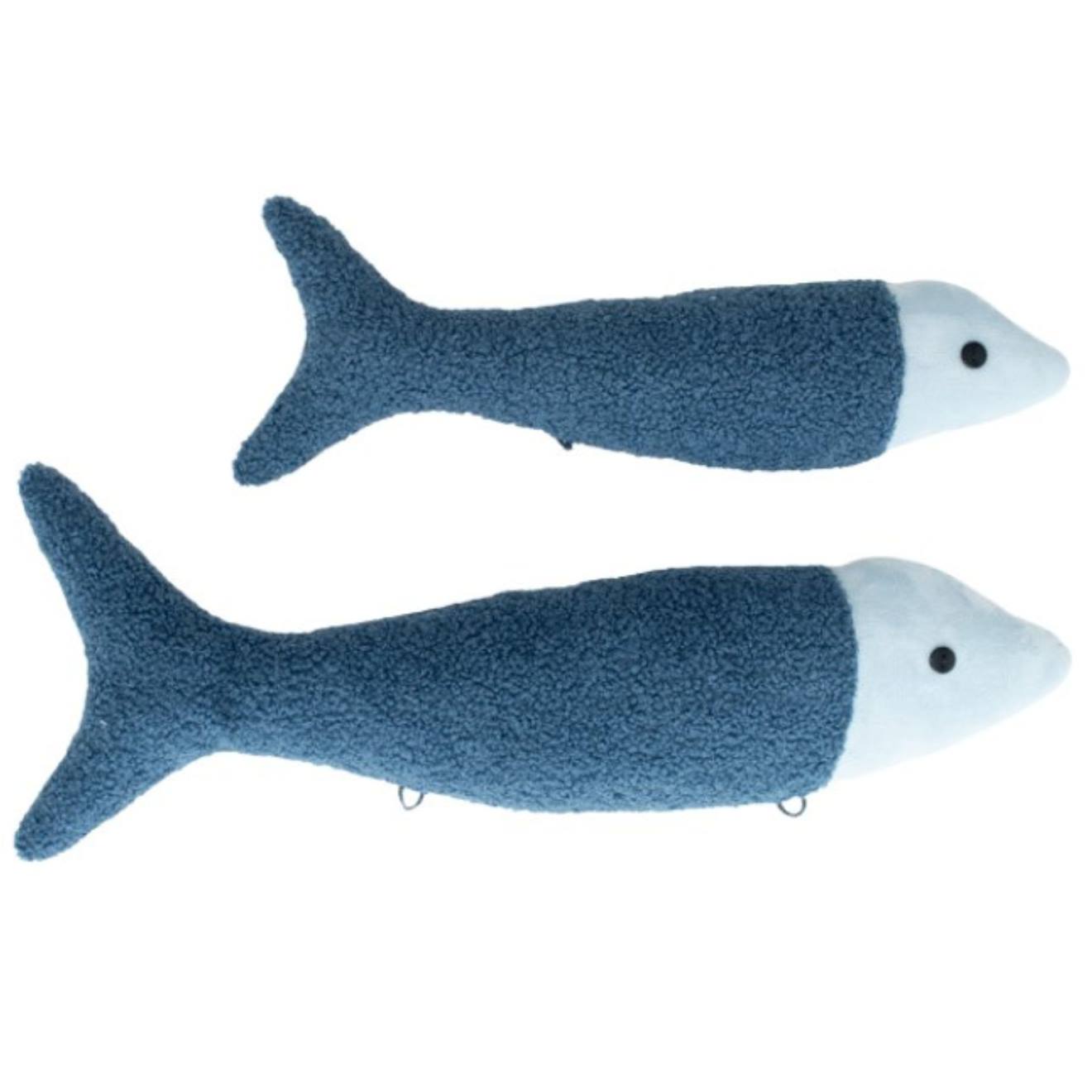Lot 2 Peluches Poissons Tissu Doux Dark Blue Lot 2 Peluches Poissons Tissu Doux Dark Blue