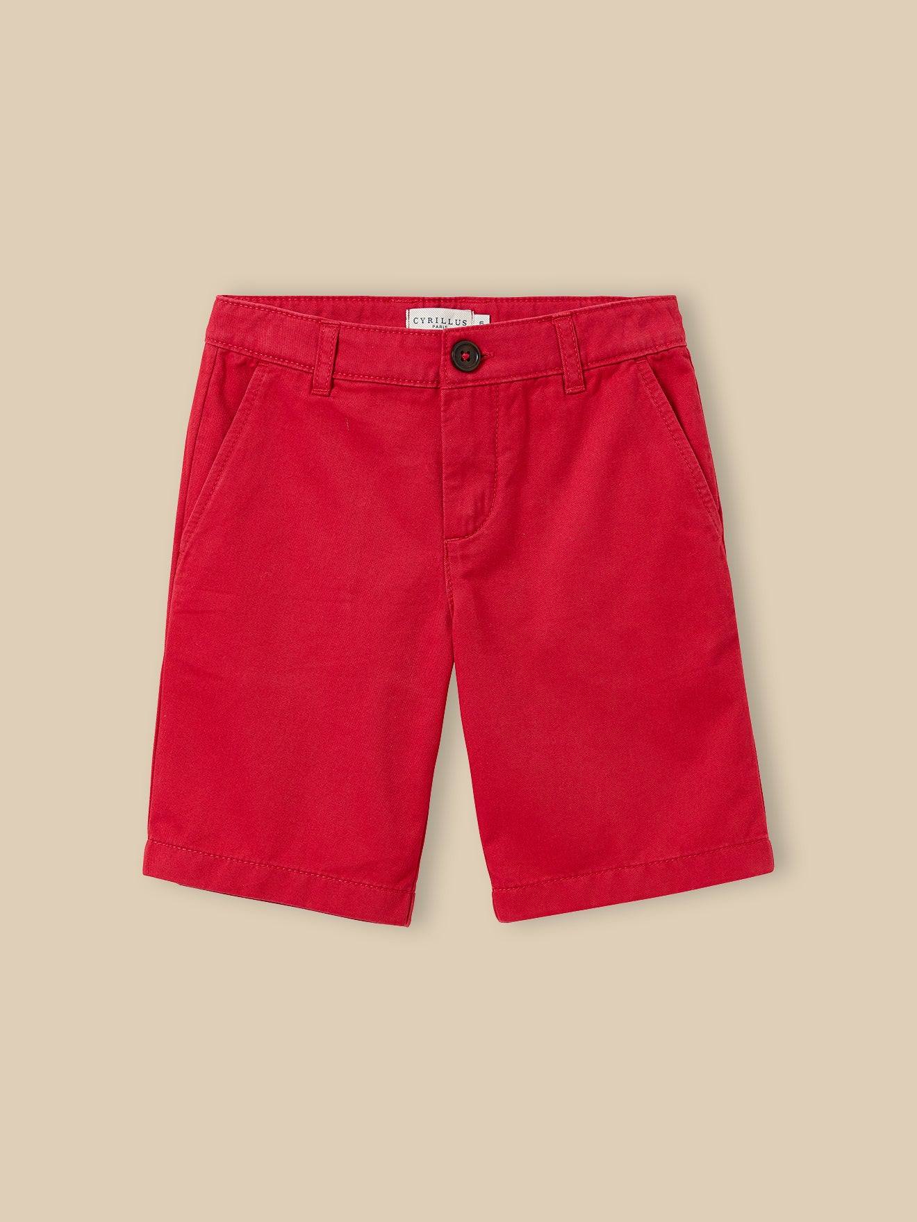 Bermuda Chino Garçon Rouge Bermuda Chino Garçon Rouge