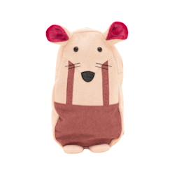 Sac à dos souris en coton doux  - vertbaudet enfant