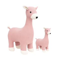 -Lot 2 peluches cerfs coton