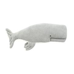 -Peluche béluga en tissu doux océan