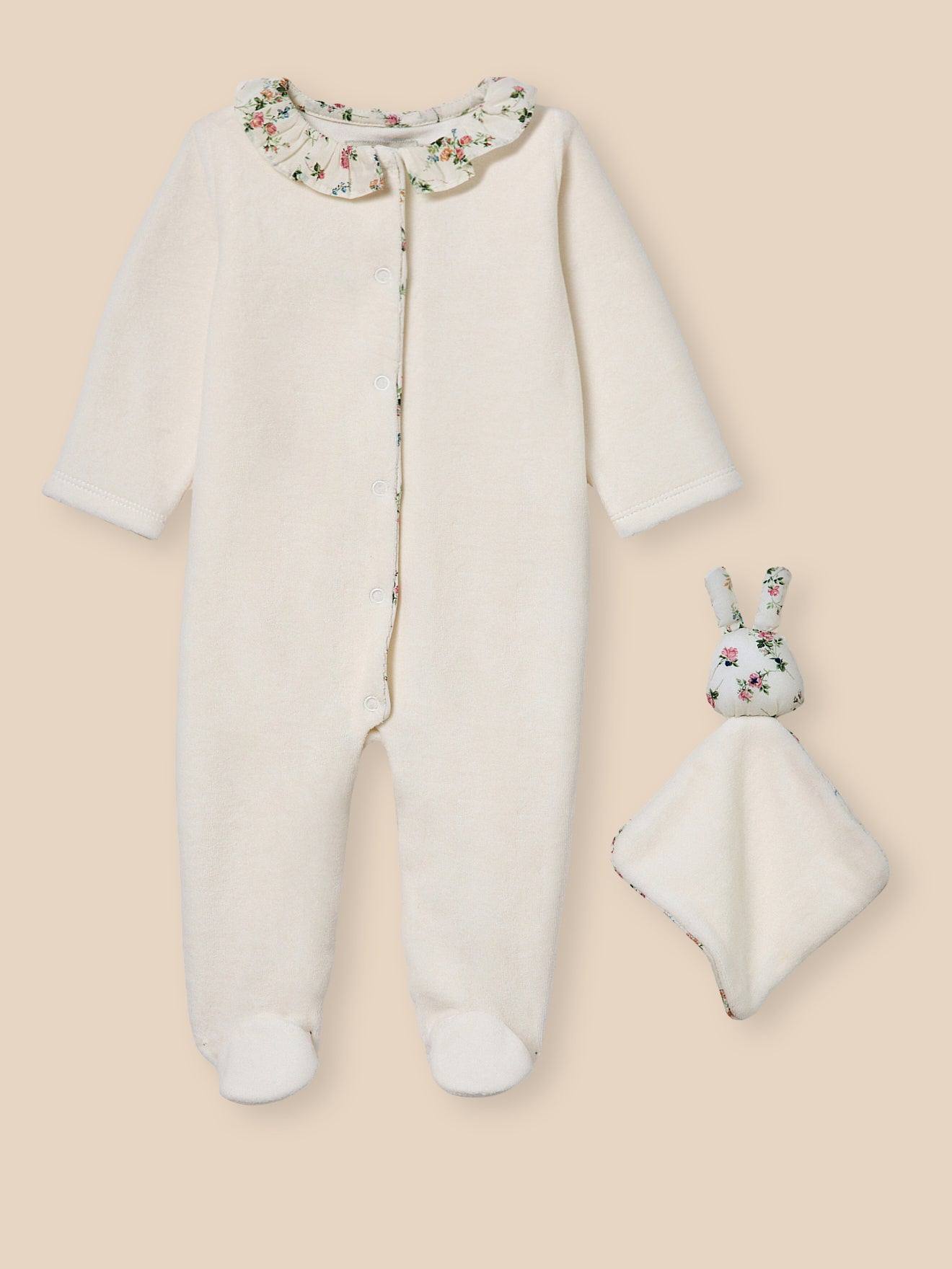 Dors-bien Velours Et Tissu Liberty Doudou Bb Liberty Elizabeth 28 €