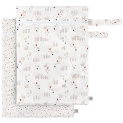 -Sac à couches imperméable tiny farmer pois et mouton