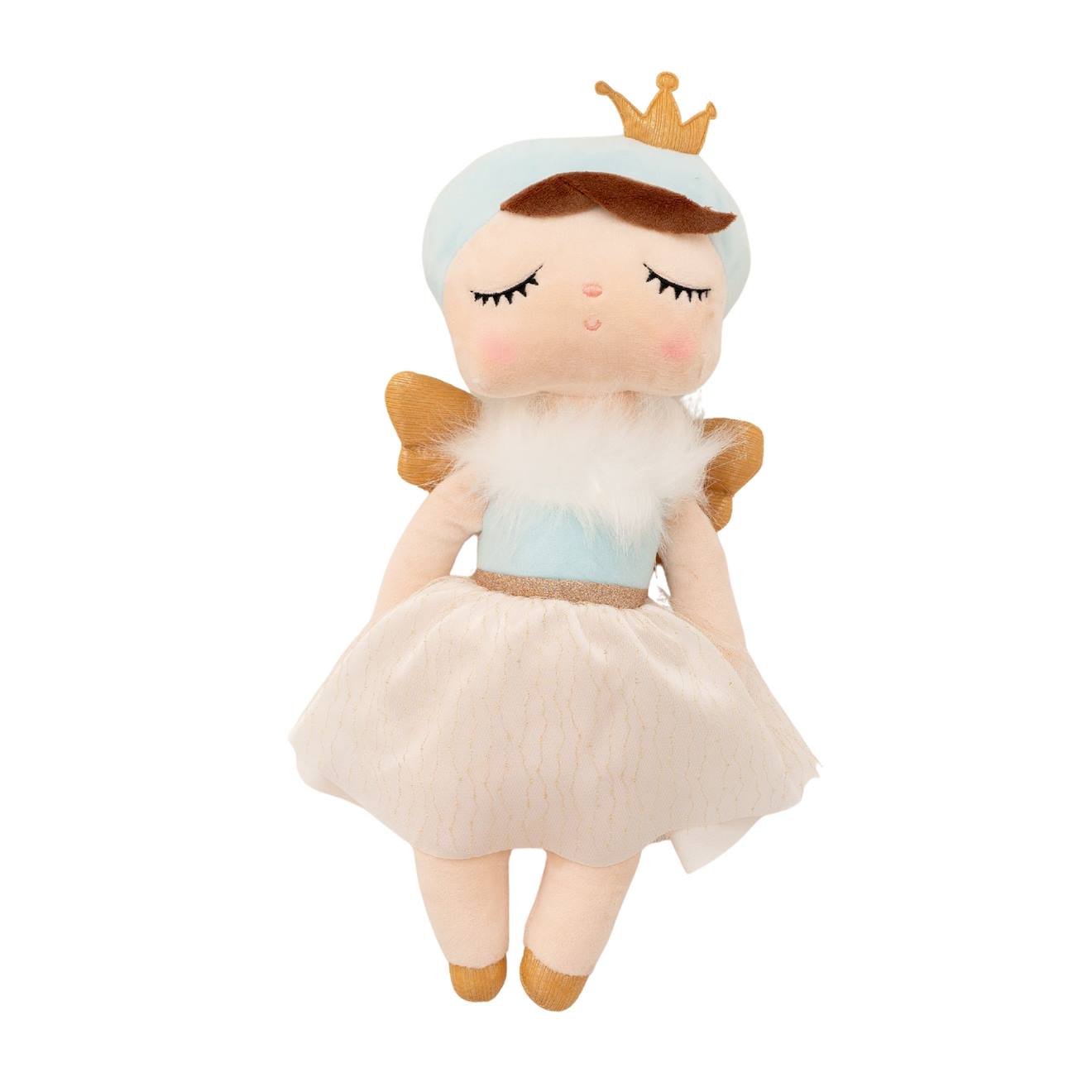 Poupée En Tissu Enfant Princesse Ange White And Light Blue