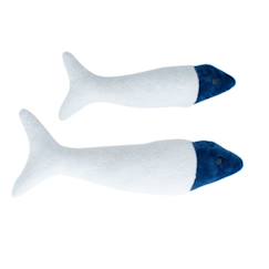 Jouet-Premier âge-Lot 2 peluches poissons tissu doux