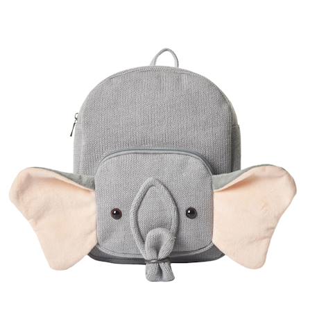 Sac à dos éléphant en coton doux  - vertbaudet enfant
