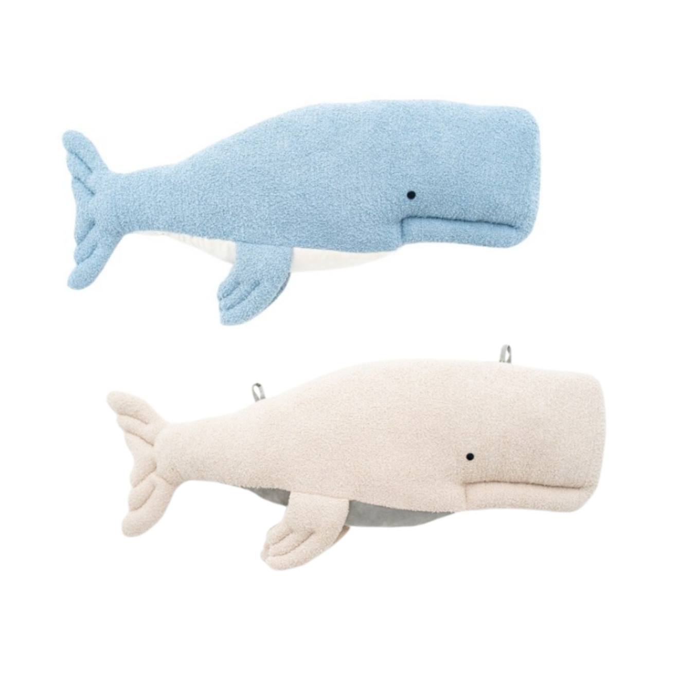 Lot 2 Animaux Océans En Tissu Doux Beige And Light Blue