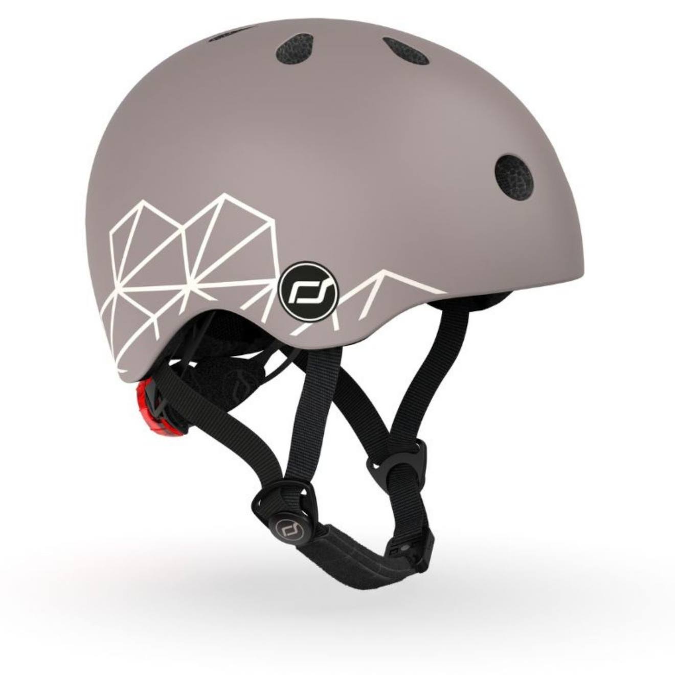 Casque Brown Lines Xxs (45-51 Cm) Gris, Noir, Blanc (Scoot And Ride) - Couverture