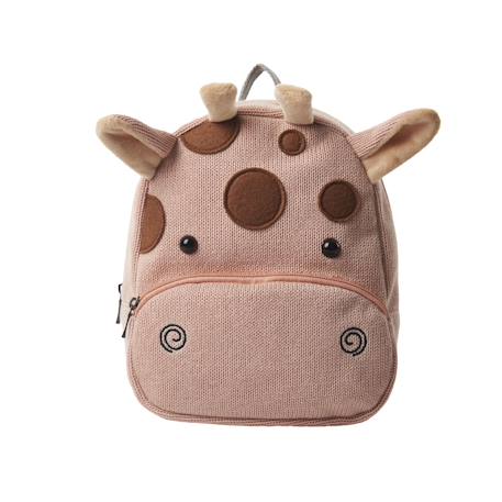 Sac à dos girafe en coton doux  - vertbaudet enfant