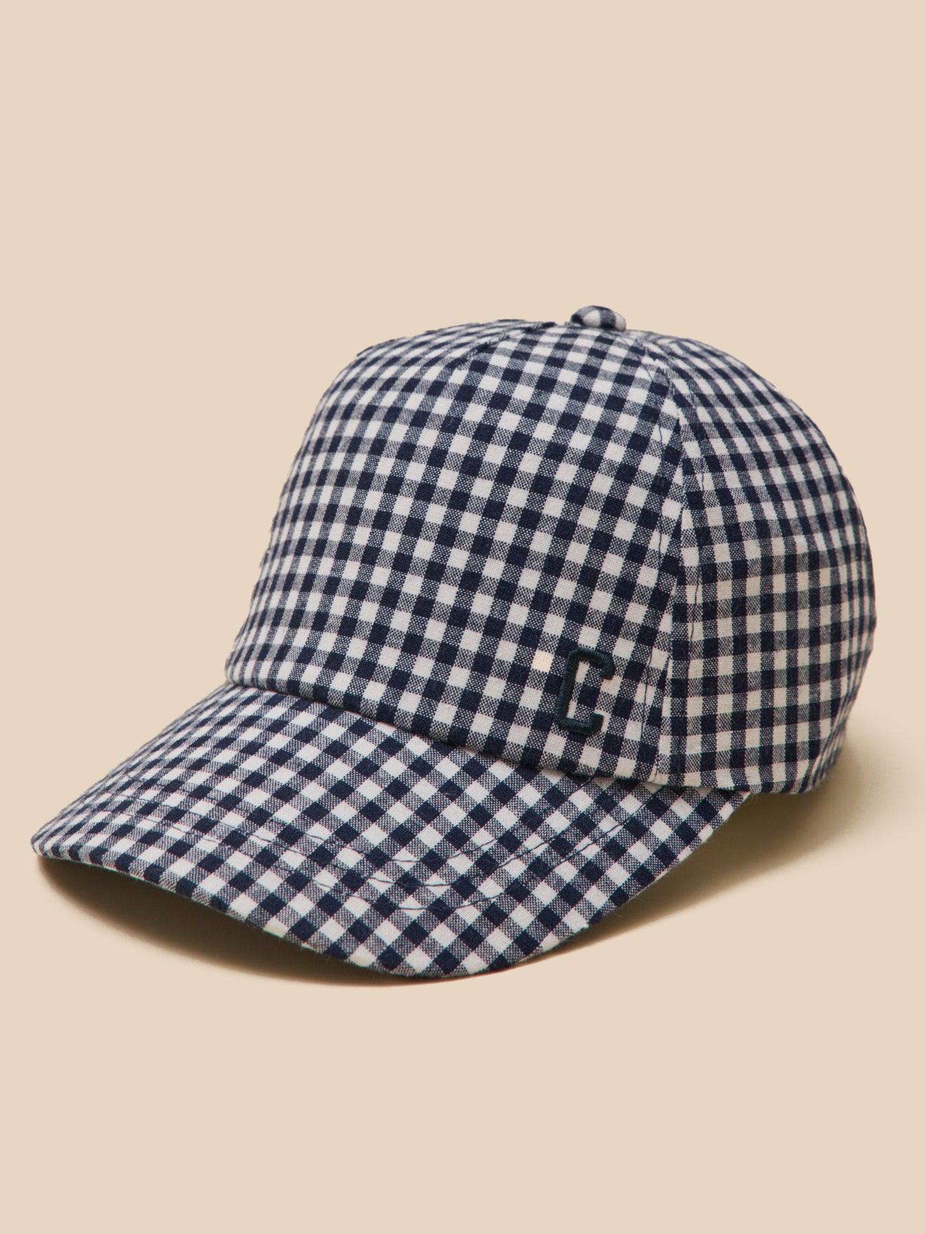 Casquette En Vichy Fille Encre